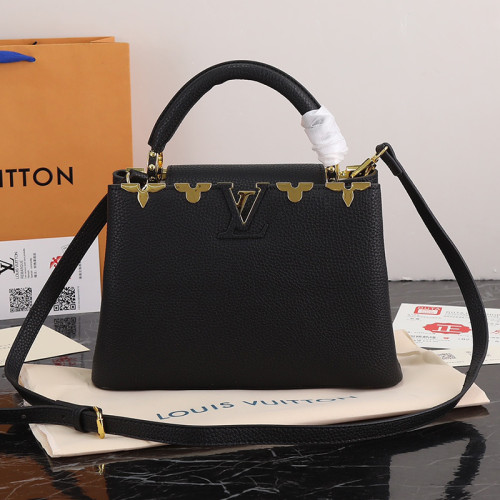 Louis Vuitton Womens Bags Handbags Luxury Brand CAPUCINES BB Leather Messenger Shoulder Bags M52689