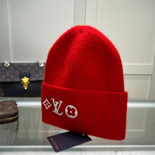 Louis Vuitton Womens Mens Cap Knit Hat Luxury Brand with Original Box  
