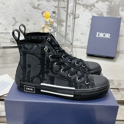 Dior Womens Shoes Sneakers Casual Luxury Brand B23 High-Top Sneaker with Original Box 3SH126ZXX_H961
