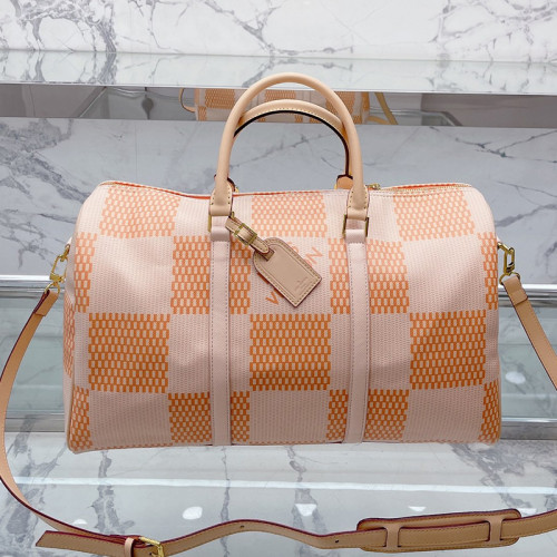 Louis Vuitton Womens and Mens Unisex Bags Luxury Brand LV Keepall Bandoulière 45 Fashion Design Travel Bag