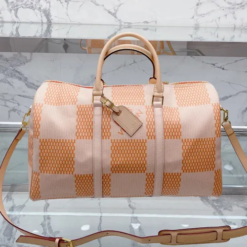 Louis Vuitton Womens and Mens Unisex Bags Luxury Brand LV Keepall Bandoulière 45 Fashion Design Travel Bag