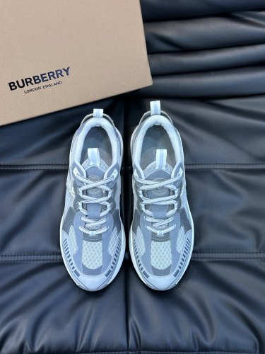 Burberry Men Shoes Fashion Sneakers Luxury Brand Vintage Cotton Sneaker with Original Box Whatsapp 