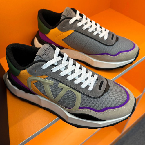 Valentino Garavani Mid-Top Calfskin VL7N Sneaker With Bands Mens Shoes Sneakers Luxury Brand with Original Box  