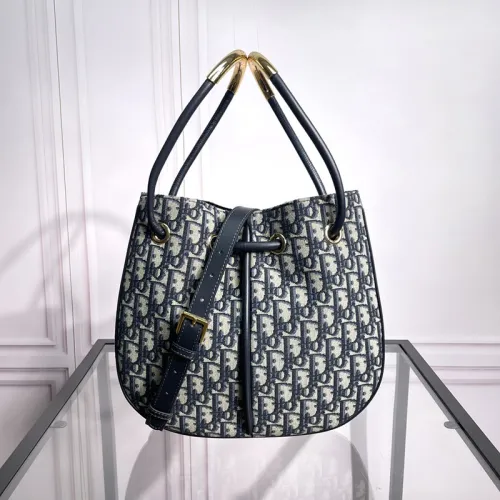 Dior Womens Bags Handbags Luxury Brand DIOR Medium Dior Nolita Bag Blue Dior Oblique Jacquard M2312UTZQ_M928 with Original Box  