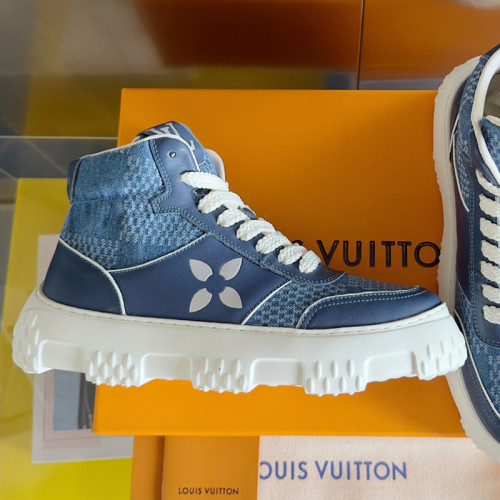Louis Vuitton Mens Shoes Fashion Sneakers Design Luxury Brand LV Space Lander SNEAKER with Original Box  