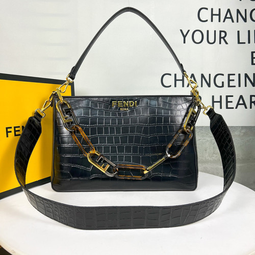 Fendi Womens Bags Shoulder Bag O ‘LOCK Zip Luxury Brand Fashion Bags for Women with Original Box  