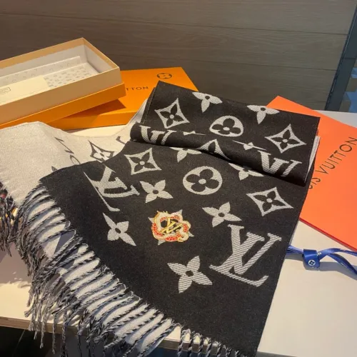 Louis Vuitton Scarves Men Womens Fashion Scarf with Original Box   