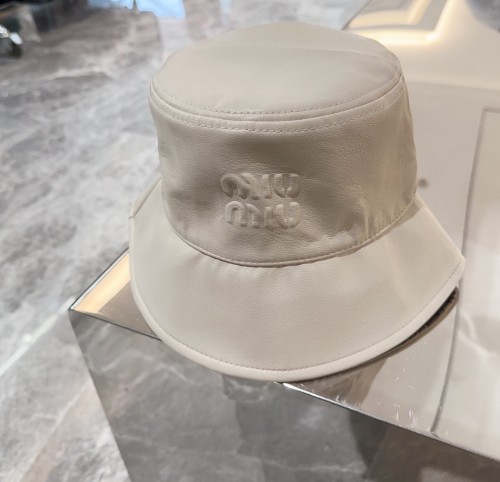 Miumiu Womens Cap Bucket Hat Luxury Brand with Original Box  