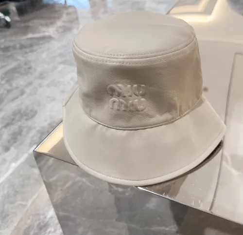 Miumiu Womens Cap Bucket Hat Luxury Brand with Original Box  