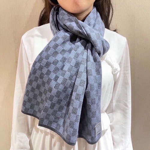 Louis Vuitton Scarves Men Womens Fashion Scarf with Original Box   