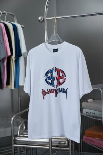 Balenciaga Luxury Brand Women Mens Short Sleeve T-Shirt   