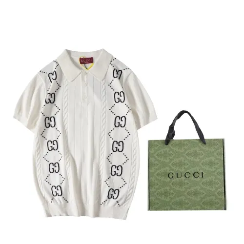 Gucci Luxury Brand Women Mens Short Sleeve T-Shirt Knitwear Polo Shirt   
