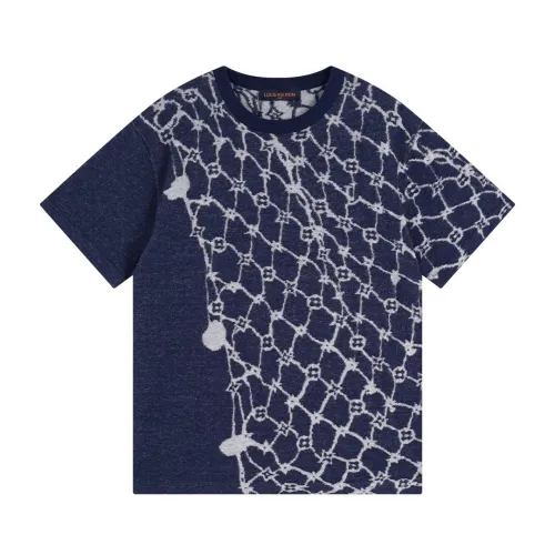 Louis Vuitton Luxury Brand Men Womens Short Sleeve T-Shirt Cotton Cotton Short-Sleeved Crewneck 1AFQQR   