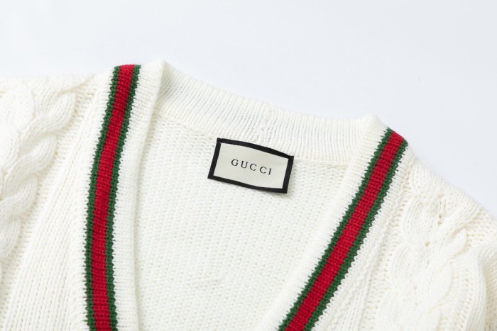 Gucci Cardigan Men Womens Knit Cardigan Luxury Brand Womens Knitwear Top Quality   