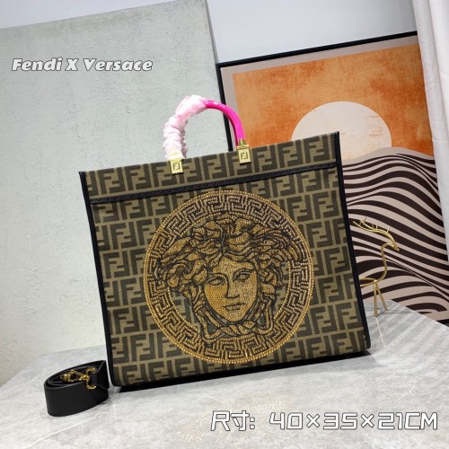 Fendi Versace Womens Bag Shoulder Bags Luxury Brand Fashion Bags for Women without Original Box  
