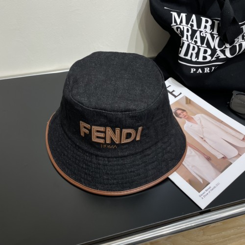 Fendi Men Womens Bucket Hat Luxury Brand Design Fendi Cap with Original Box  