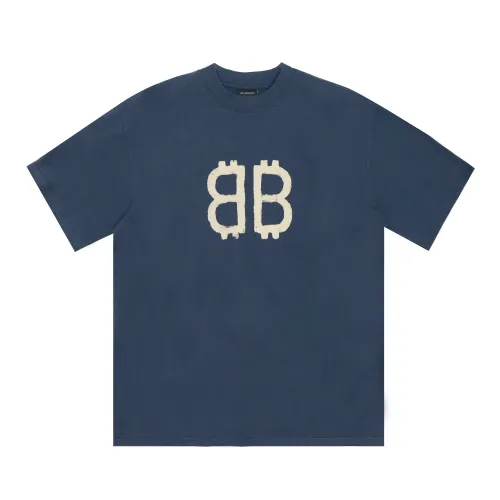 Balenciaga Luxury Brand Women Mens Short Sleeve T-Shirt   