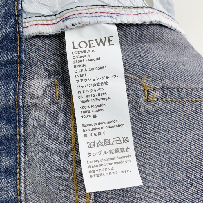 Loewe Luxury Brand Mens Jeans Pant   