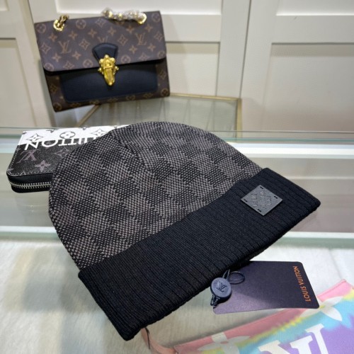 Louis Vuitton Womens Mens Cap Knit Hat Luxury Brand with Original Box  