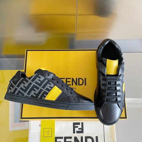 Fendi Mens Shoes Fashion Sneakers Luxury Brand Casual Shoes for Men with Original Box Whatsapp 