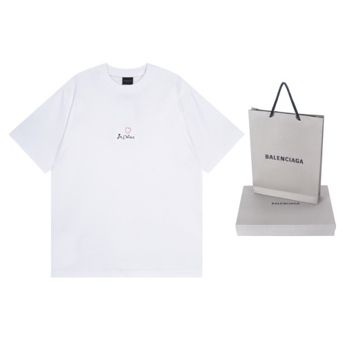 Balenciaga Luxury Brand Women Mens Short Sleeve T-Shirt   
