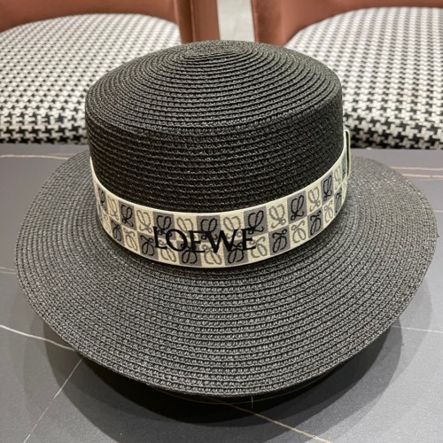 Loewe Womens Bucket Hat Straw Hat Luxury Brand Design Loewe Hats with Original Box  