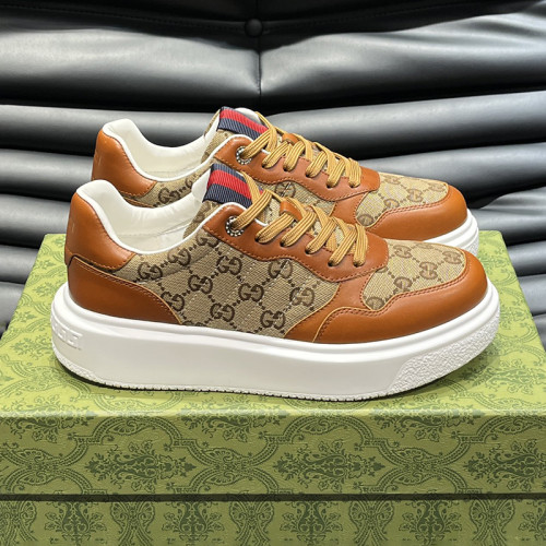 Gucci Mens Shoes Sneakers Luxury Brand Fashion Men's Gucci Re-Web trainer in leather with Original Box Whatsapp 