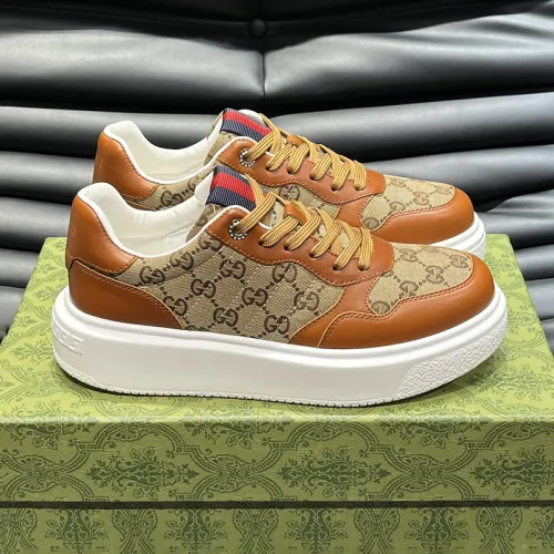 Gucci Mens Shoes Sneakers Luxury Brand Fashion Men's Gucci Re-Web trainer in leather with Original Box Whatsapp 