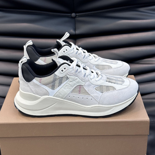 Burberry Men Shoes Fashion Sneakers Luxury Brand Vintage Cotton Sneaker with Original Box Whatsapp 