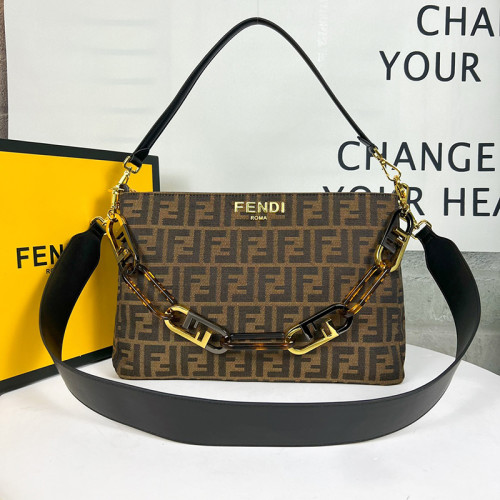 Fendi Womens Bags Shoulder Bag O ‘LOCK Zip Luxury Brand Fashion Bags for Women with Original Box  