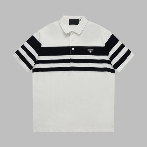 Prada Luxury Brand Men Womens Short Sleeve T-Shirt Polo Shirt   