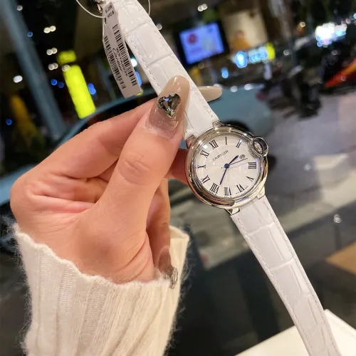 Cartier Womens Watch Luxury Brand Design Fashion Type with Original Box