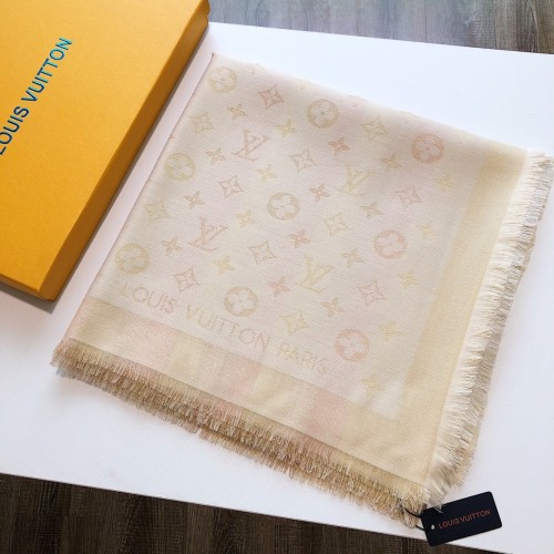 Louis Vuitton Scarves Womens Fashion Scarf Luxury Brand with Original Box 140x140cm