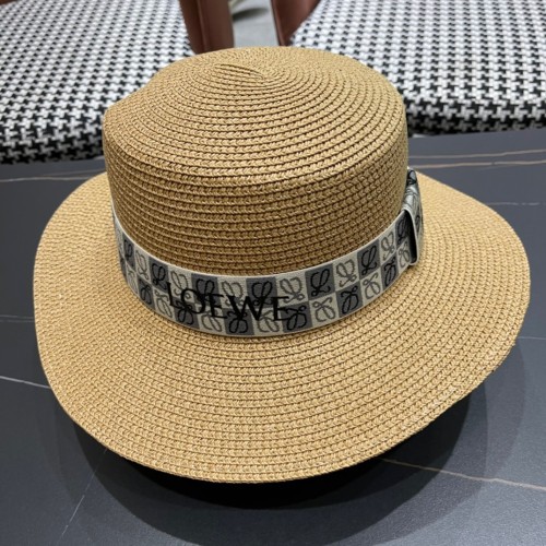 Loewe Womens Bucket Hat Straw Hat Luxury Brand Design Loewe Hats with Original Box  