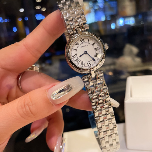 Cartier Womens Watch Luxury Brand Design Fashion Type with Original Box