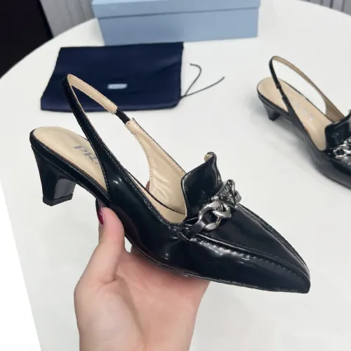Prada Womens Shoes Sandals Casual Luxury Brand Pumps 4.5cm Heel with Original Box Whatsapp 