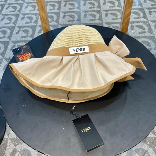 Fendi Womens Bucket Hat Luxury Brand Design Fendi Cap with Original Box  