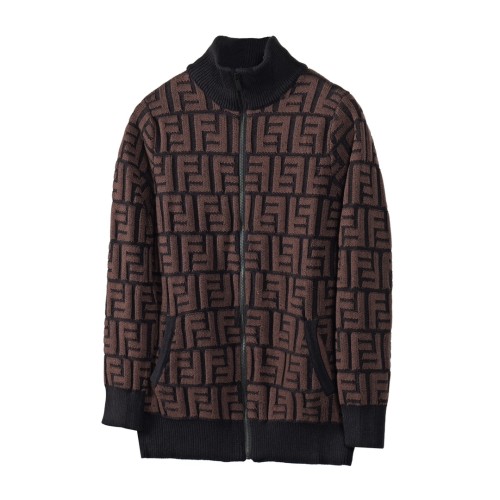 Fendi Cardigan Men Womens Knit Cardigan Luxury Brand Womens Knitwear Top Quality   
