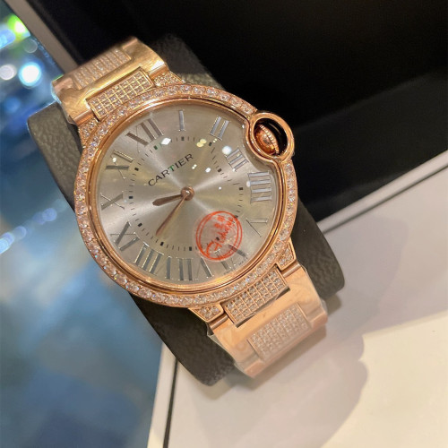 Cartier Womens Watch Luxury Brand Design Fashion Type with Original Box