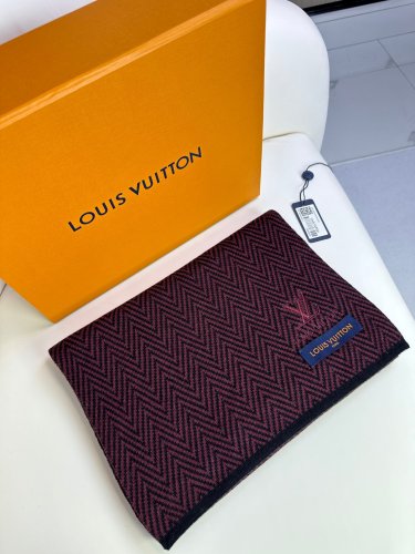 Louis Vuitton Scarves Men Womens Fashion Scarf with Original Box   