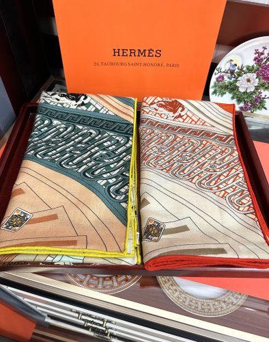 Hermes Scarves Womens Fashion Scarf Shawl 007