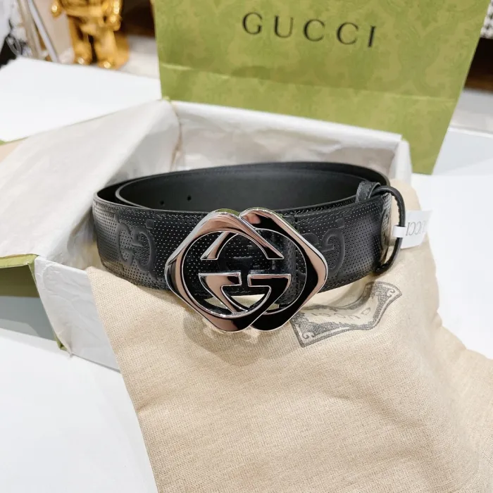 Gucci Mens Belt Luxury Brand Design Fashion Type with Original Box