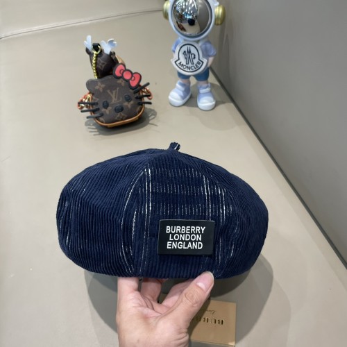 Burberry Womens Cap Beret Hat Luxury Brand with Original Box  