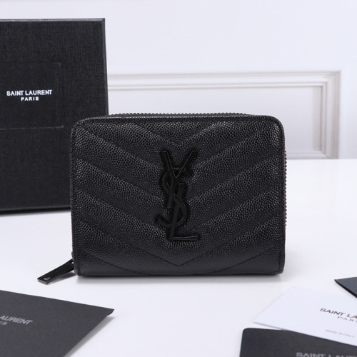 Saint Laurent YSL Womens Bag Designer Luxury Brand Women Wallets Coin Purse with Original Box