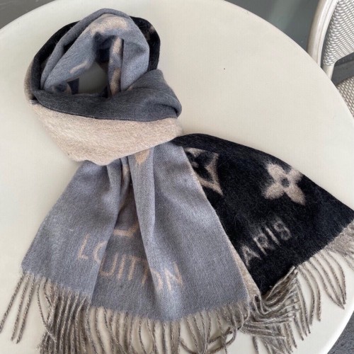 Louis Vuitton Scarves Womens Fashion Scarf Luxury Brand REYKJAVIK GRADIENT SCARF with Original Box M70869