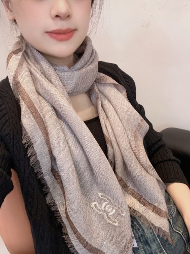 Chanel Scarves Womens Fashion Scarf with Original Box Whatsapp【+1-3239614486】