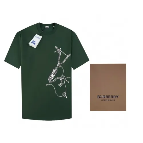 Burberry Luxury Brand Women Mens Short Sleeve T-Shirt Knight Hardware Cotton T-shirt 80895781   