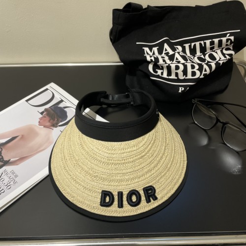 Dior Womens Visor Hat Luxury Brand Design Dior Cap with Original Box  