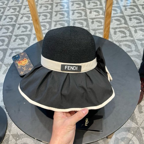 Fendi Womens Bucket Hat Luxury Brand Design Fendi Cap with Original Box  