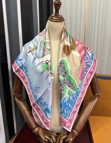 Louis Vuitton Scarves Womens Fashion Scarf with Original Box   